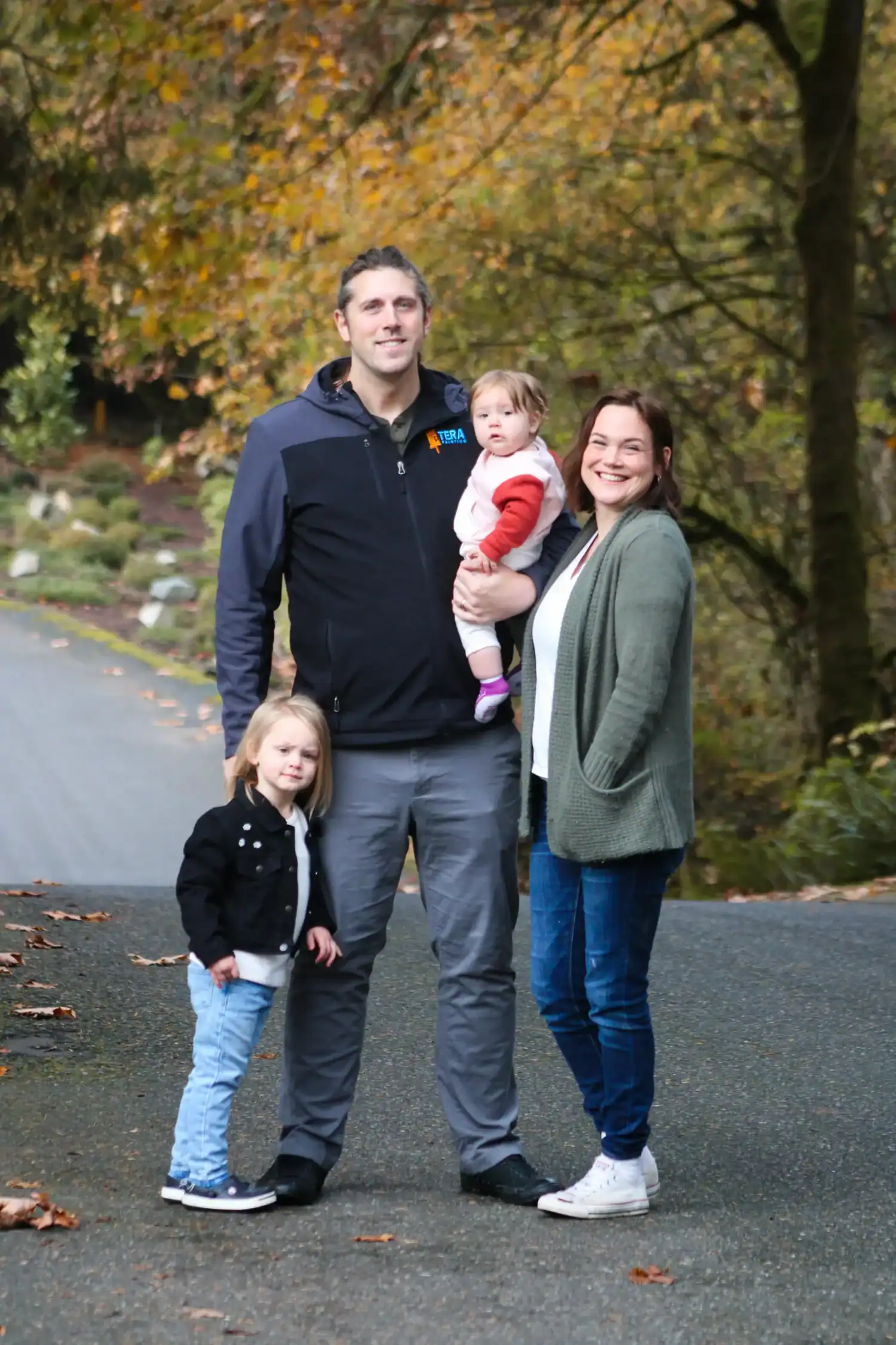 Tera Painting owner with family Tera Painting owner with family